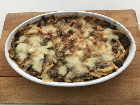 Gratin de pâtes à la sicilienne