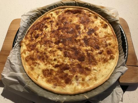 Quiche à la mozarella