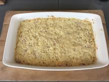 Gratin de coquillettes, jambon et gruyère